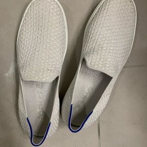 Rothy’s white honeycomb sneaker